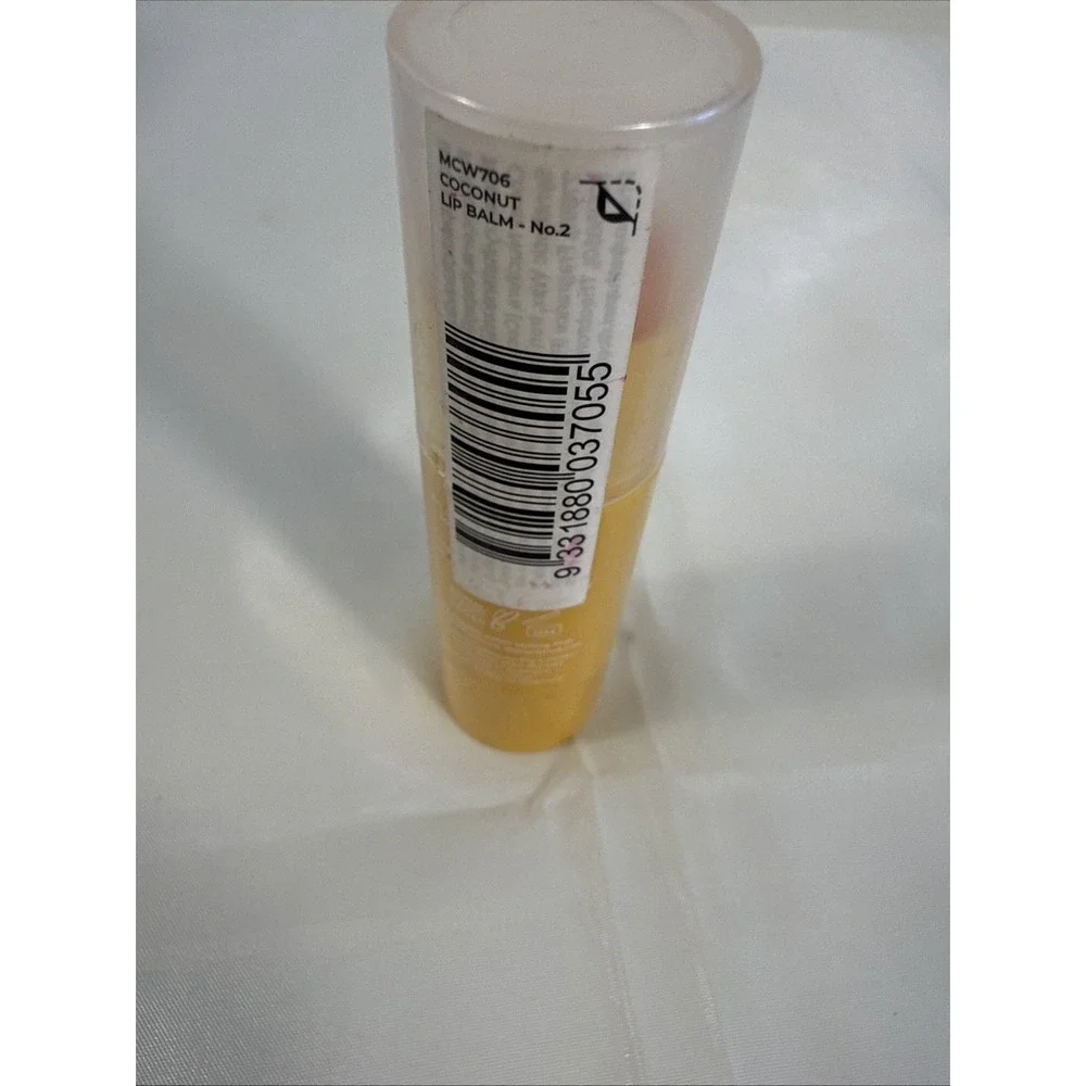 MCoBeauty MCW706 Coconut Lip Balm No.2 Salted‎ Caramel Pistachio Vegan 0.27oz